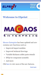 Mobile Screenshot of elprint.com