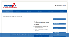 Desktop Screenshot of elprint.dk